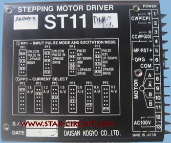 DAISAN KOGYO STEPPING MOTOR DRIVE ST11